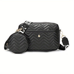 Lively® Sac à bandoulière matelassé avec porte-monnaie